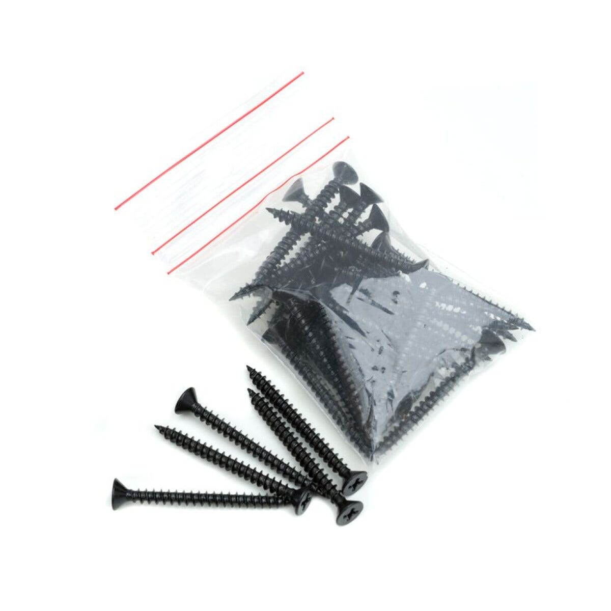 Lightweight Tiles Plastic Coated Screws Black