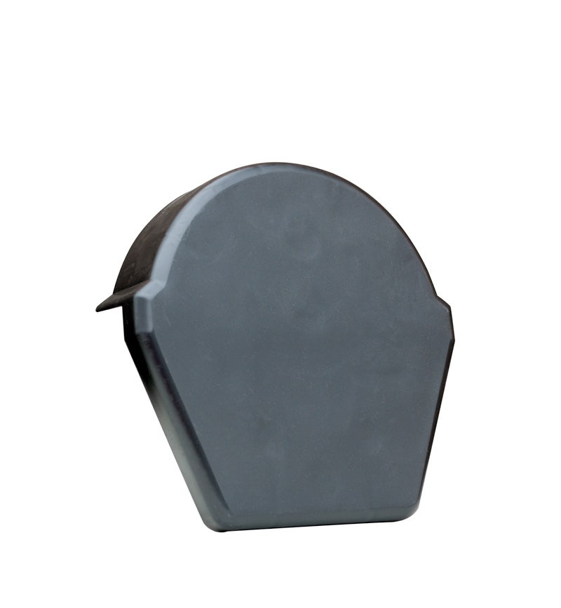 Lightweight Tiles Black Budget Ridge End Cap