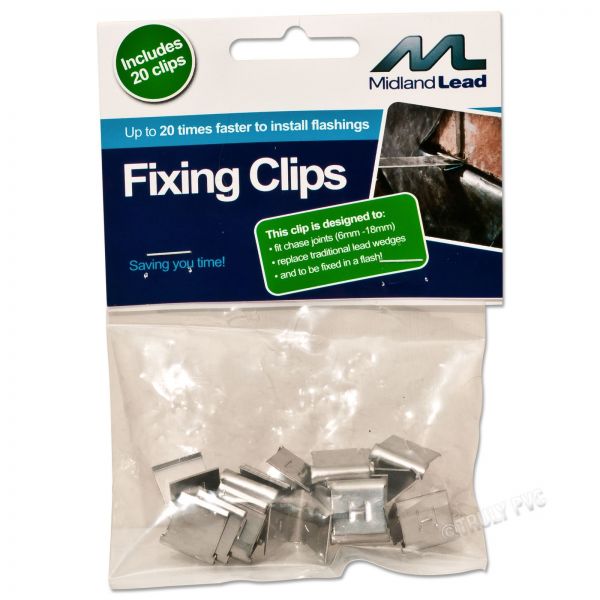 Lead Flashing Hall Clips (20 Pack) – HG Roofing Supplies